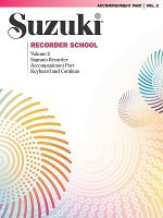 Suzuki Recorder School (Soprano Recorder) Accompaniment, Vol. 2
