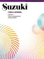 SUZUKI VIOLA SCHOOL VOL6 PIANO ACC