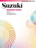 Suzuki Recorder School, Soprano Recorder, Keyboard and Continuo Accompaniment. Vol.3