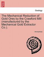 Mechanical Reduction of Gold Ores by the Crawford Mill (Manufactured by the Mechanical Gold Extractor Co.).