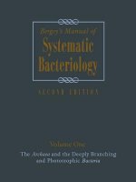 Bergey's Manual of Systematic Bacteriology