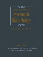 Bergey's Manual of Systematic Bacteriology