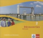 Découvertes. Série jaune (ab Klasse 6). Ausgabe ab 2012. Bd.2, 2 Audio-CDs zum Hörverstehen