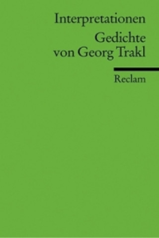 Gedichte von Georg Trakl