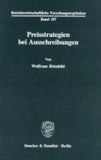 Preisstrategien bei Ausschreibungen.