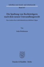 Die Spaltung von Rechtsträgern nach dem neuen Umwandlungsrecht.