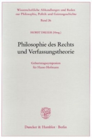 Philosophie des Rechts und Verfassungstheorie.