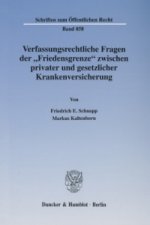 Verfassungsrechtliche Fragen der »Friedensgrenze« zwischen privater und gesetzlicher Krankenversicherung.