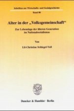 Alter in der »Volksgemeinschaft«.