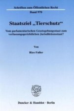 Staatsziel »Tierschutz«.