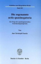 Die sogenannte actio quasinegatoria