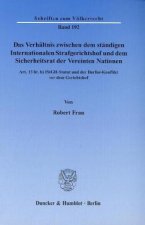 Das Verhältnis zwischen dem ständigen Internationalen Strafgerichtshof und dem Sicherheitsrat der Vereinten Nationen