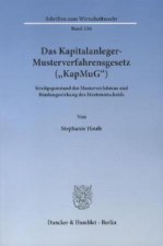 Das Kapitalanleger-Musterverfahrensgesetz (»KapMuG«).