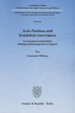 Actio Pauliana und fraudulent conveyances.
