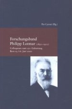 Forschungsband Philipp Lotmar (1850-1922)