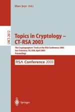Topics in Cryptology -- CT-RSA 2003
