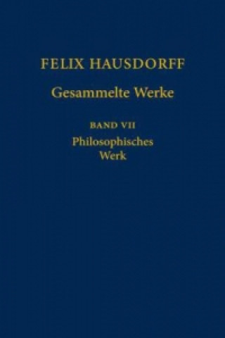 Felix Hausdorff Gesammelte Werke