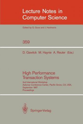 High Performance Transaction Systems
