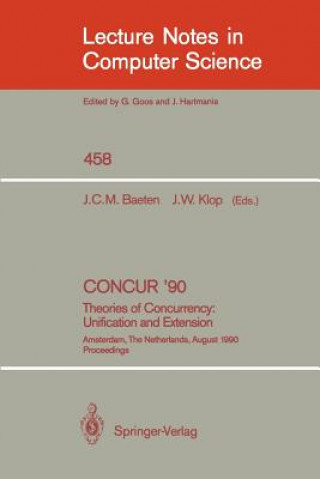 CONCUR '90: Theories of Concurrency: Unification and Extension