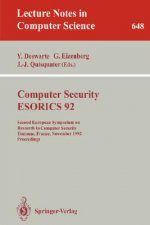 Computer Security - ESORICS 92