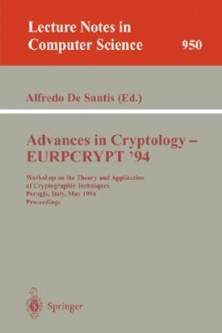 Advances in Cryptology - EUROCRYPT '94