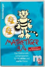 Mathetiger 3/4, 1 CD-ROM, CD-ROM