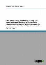 implications of RFID on society. An ethical case study using William May's seven-step method for an ethical analysis
