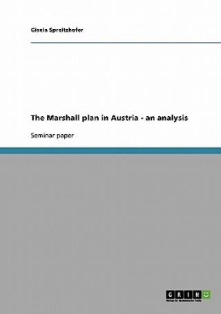 Marshall plan in Austria - an analysis