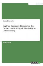 Siegfried Kracauers Filmanalyse 'Das Cabinet des Dr Caligari'. Eine kritische Untersuchung