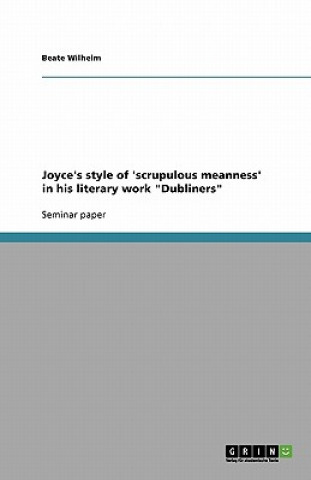 Joyce's style of 'scrupulous meanness' in his literary work Dubliners