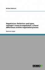 Negotiation: Definition and types, manager's issues in negotiation, cultural differences and the negotiation process