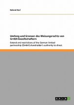 Umfang und Grenzen des Weisungsrechts von GmbH-Gesellschaftern