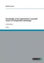 Knowledge is the organisation's essential source of competetive advantage
