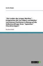Leiden des jungen Werther - Entsprechen die von Albert und Wether vertretenen Positionen in Bezug auf die Selbstmordfrage ihren typischen Charakterzug