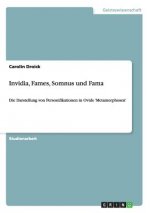 Invidia, Fames, Somnus und Fama
