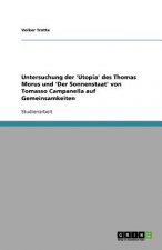 Untersuchung der 'Utopia' des Thomas Morus und 'Der Sonnenstaat' von Tomasso Campanella auf Gemeinsamkeiten