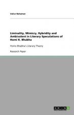 Liminality, Mimicry, Hybridity and Ambivalent in Literary Speculations of Homi K. Bhabha