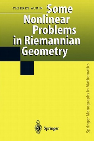 Some Nonlinear Problems in Riemannian Geometry