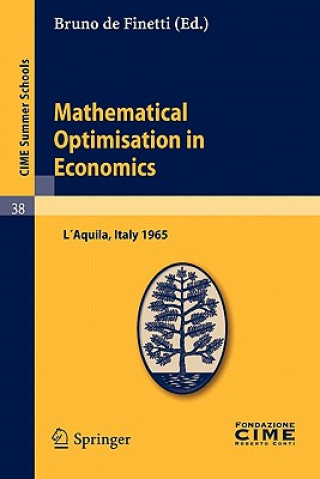 Mathematical Optimization in Economics