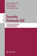 Security Protocols XIX