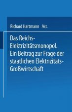 Das Reichs-Elektrizitatsmonopol