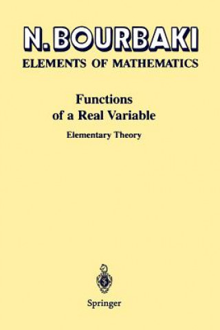 Elements of Mathematics Functions of a Real Variable