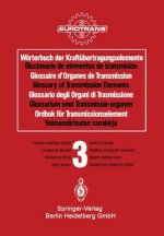 Worterbuch der Kraftubertragungselemente / Diccionario de elementos de transmision / Glossaire des Organes de Transmission / Glossary of Transmission