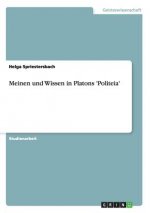 Meinen und Wissen in Platons 'Politeia'