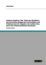 Andreas Gryphius' Ode Ruhe des Gemuhtes als literarischer Spiegel der Kontinuitaten und Friktionen bei der Adaption der antiken Stoa durch den fruhneu