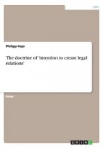 Doctrine of 'intention to Create Legal Relations'
