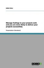 Manage feelings in your projects well, and you are more likely to deliver your projects successfully