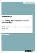 'E-Learning - Blended-Learning' in der sozialen Arbeit