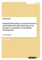 Integrated Reporting of corporate financial and nonfinancial data