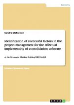 Identification of successful factors in the project management for the effectual implementing of consolidation software